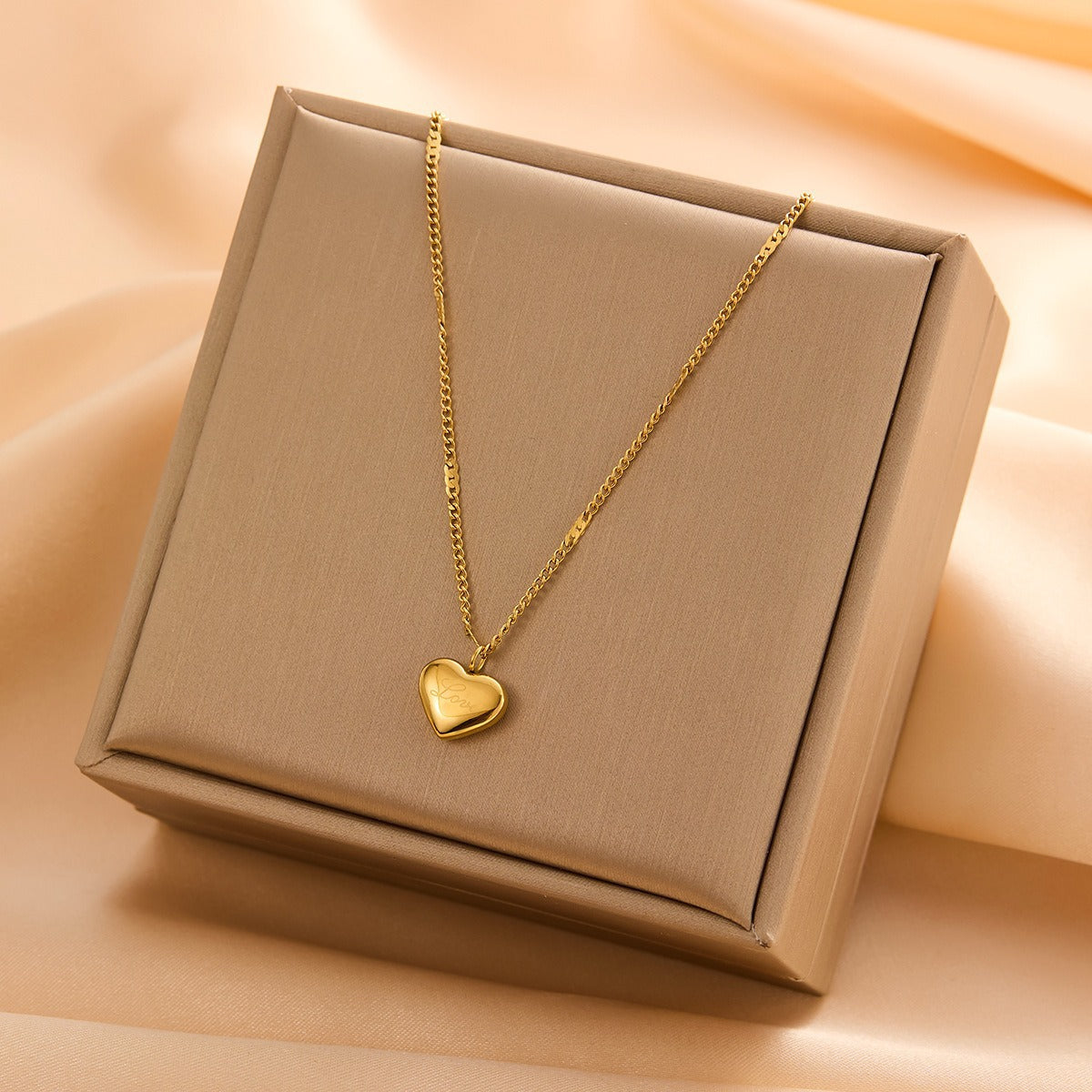 14K Heart Necklace