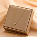 14K Moissanite Necklace