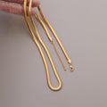 Flat Snake Chain Necklace