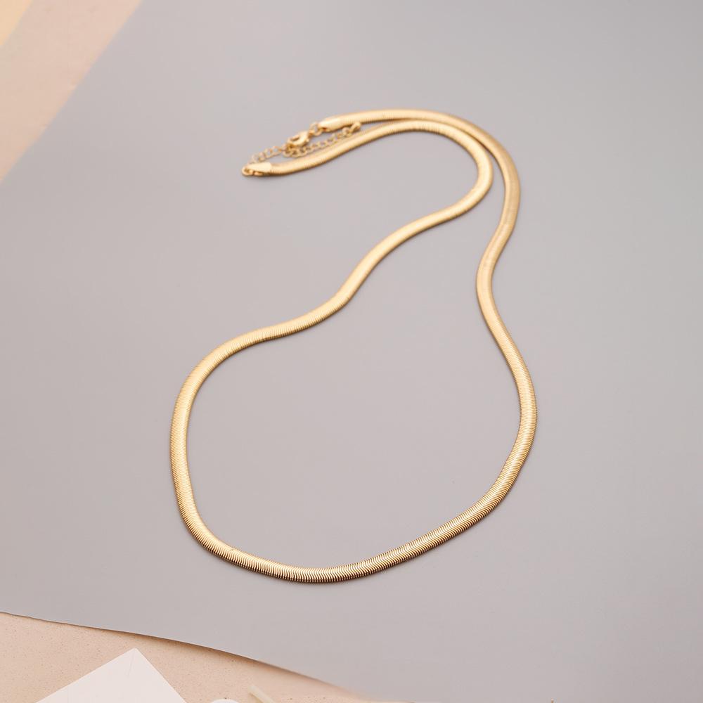 Flat Snake Chain Necklace