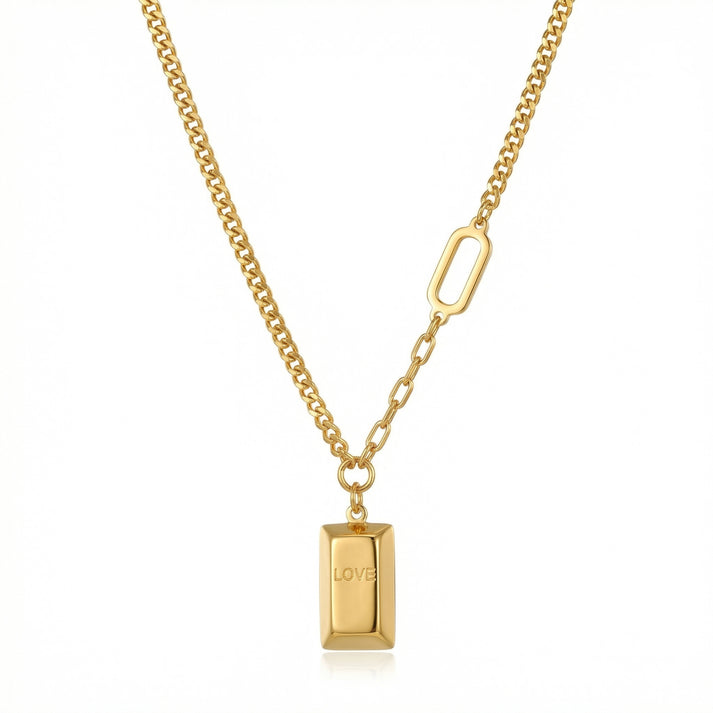 14K Textured  Necklace