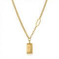 14K Textured  Necklace